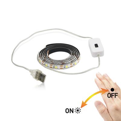 China Touchless Dimming Sensor Control Easy Installation USB Motion Sideboard New Indoor Wall Led Strip Light for sale