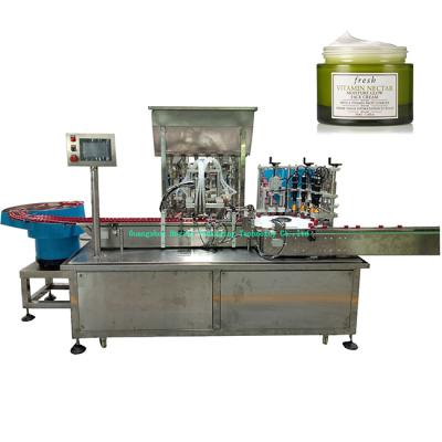 China Food CE Factory Supply Fully Automatic Face Cream Filling Production Line for sale