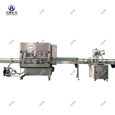 China Automatic Floor Cleaner Sanitizer Integrated Sanitizer Packaging Machine Maintenance Food Household Filling Line For Cleaning Solution for sale