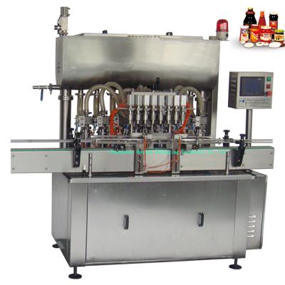 China Automatic Glass Food Jam Jar Tomato Sauce Filling Machine Production Line for sale