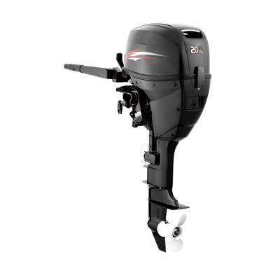 China Ce Approved 4 Stroke 20Hp Long Shaft Remote Control Electric Outboard Motor HDF20FEL for sale