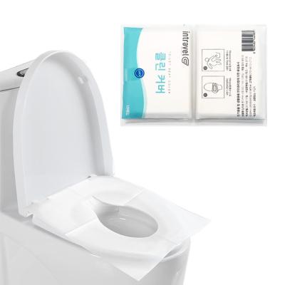 China Hotel Disposable Blank Travel Paper Toilet Seat Covers 1/24-Fold Toilet Seat Cover for sale