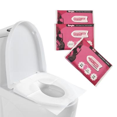 China Disposable Folding Toilet Seat Dissolving Cover Paper OEM Wholesale Price for sale