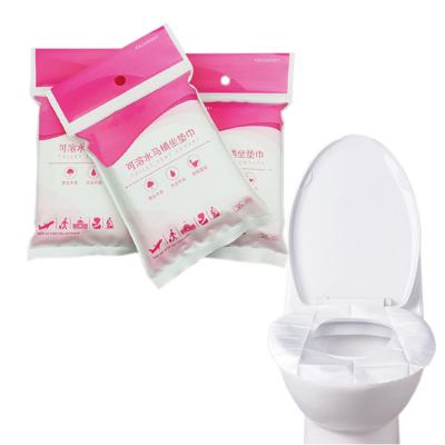 China Eco - Friendly Disposable Flushable Toilet Seat Cover Paper For Removal for sale