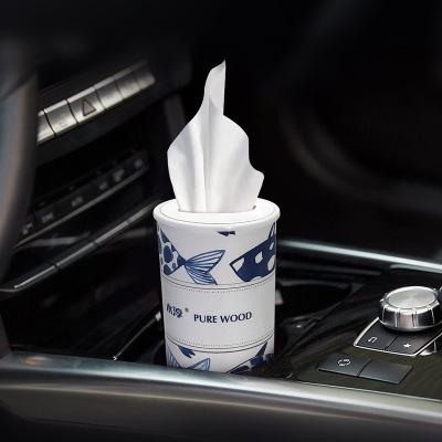 China Tissue Box Tissue Box Car Refill Tissue Tube Box Tissue Cylinder Box for sale