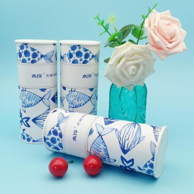 China High Quality Luxury Cylindrical Facial Tissue Box Tissue Box Facial Tissue Paper In Car for sale