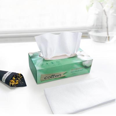 China Disposable Facial Cloth Cotton Facial Tissue Soft Tissue Cotton Facial Towel Cotton Cloth Dry Passes Pocket Tissue for sale