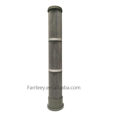 China Factory Pleated Air Cartridge Filter With Anti-Static Material for sale