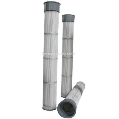 China Factory Pleated Cement Dust Extractor Plant Filter Cartridge for sale