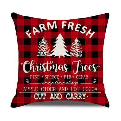 China Hard Skin-Friendly Portable Style Attractive Bright Color Polyester Christmas Pillow To Fade Cushion for sale