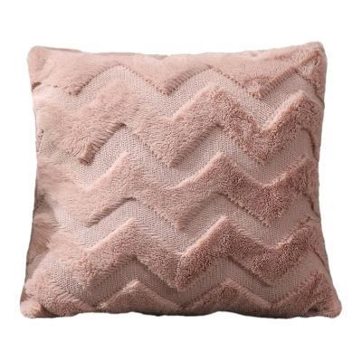 China Portable Luxury Plush Pillow Cushion 45x45 Cushion Geometric Pattern Home Living Sofa Room Back Chair Nordic Decor for sale