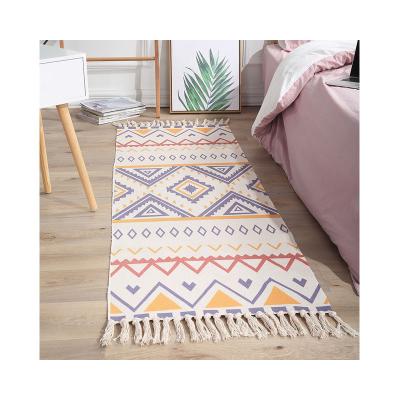 China Washable Modern Living Room Carpet Bedroom Bedside Handmade Small Foot Pad Washable for sale