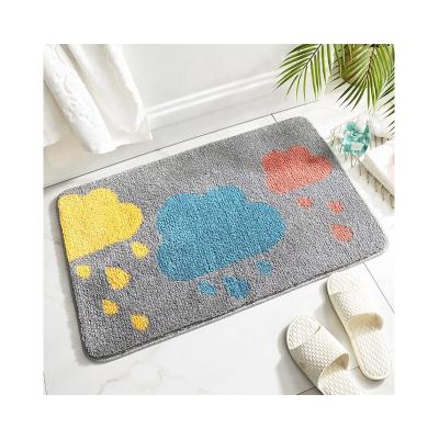 China Washable Decorative Functional Textured Bath Mat Non-Slipping Bathroom Mat For Shower for sale