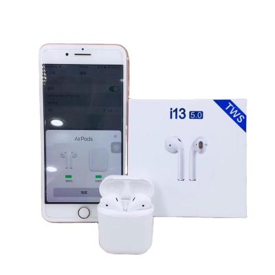 China i13 TWS Earbuds Wireless In-ear Earphone Smart Touch Control With Charging Box for sale