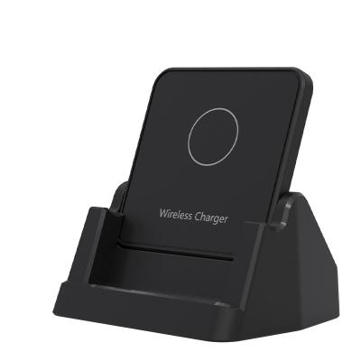 China Mobile Phone Factory Wholesale 15W Desktop Wireless Charger Vertical Charger with Magnetic Suction Head for sale