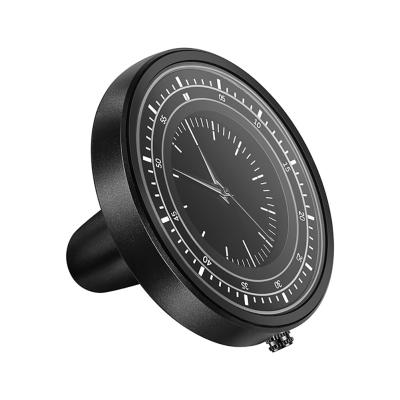 China Universal Metal Clock Car Magnetic Phone Holder 360 Rotation Bracket Fit For All Smartphones for sale