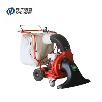 China Manual Garbage Sweeper Golf Course Machine Suction Leaf Pneumatic Hotels Road Foliage Collector for sale