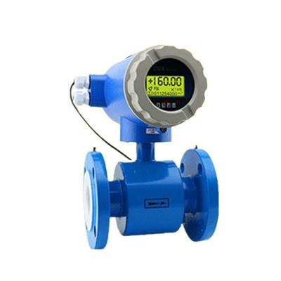 China Junyuan DN25 Conductive Liquid Electromagnetic Flow Meter Brine Seawater Cold Water Hot Water Electromagnetic Flowmeter for sale