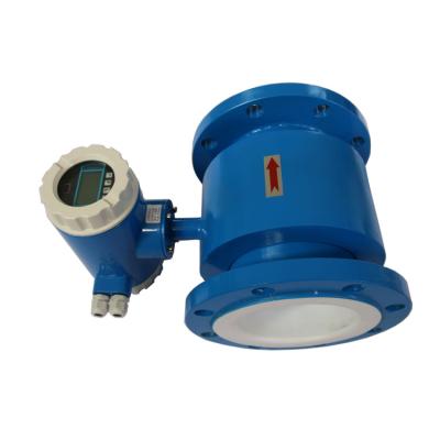 China MODBUS new type 3 inch 220vac/24vdc magnetic inductive flow meter powered liquid electromagnetic flow meter for sale