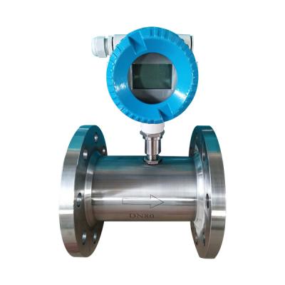 China High Temperature Ss304 Gasoline Turbine Flow Meter Pulse Output Turbine Gasoline and Diesel Oil Flow Meter for sale