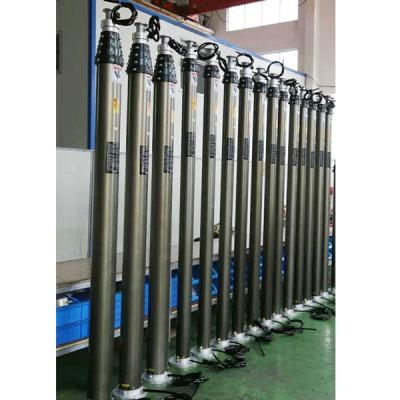 China 6.2m emergency lighting tower mast/ pneumatic telescopic lighting mast for sale