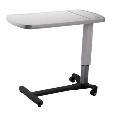 China Used In Hospital Hospital Furniture Height Adjustable Hydraulic Medical Overbed Table Used In Hospital for sale