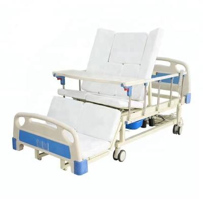 China Used For Elderly Or Patient Ready Stock Electric Multifunctional Nursing Hospital Beds With Potty Hole for sale