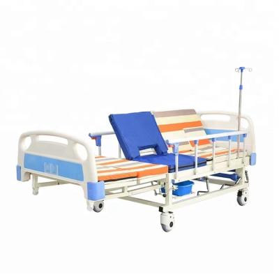 China Used For The Elderly Or Medical Patient 4 Cranks Bed Chair Position Patient Hospital Bed for sale