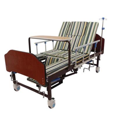 China Used for elderly or patients manual electric home care for elder metal house bed frame nursing care multifunctional bed for home for sale