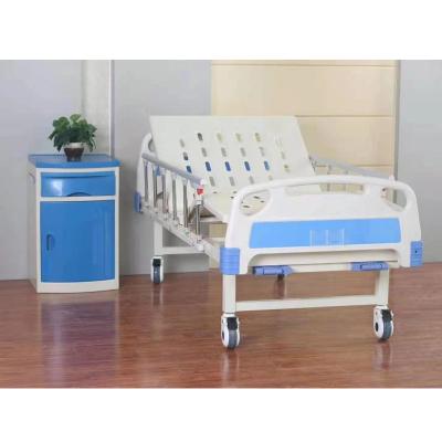 China Used In Hospital Cheap Manual Hospital Two Functions Sick Furniture For Home Medical Bed for sale