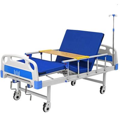 China Used In Hospital Medical Bed Cheap Price Hospital Beds Manual 2 Crank For Patient for sale