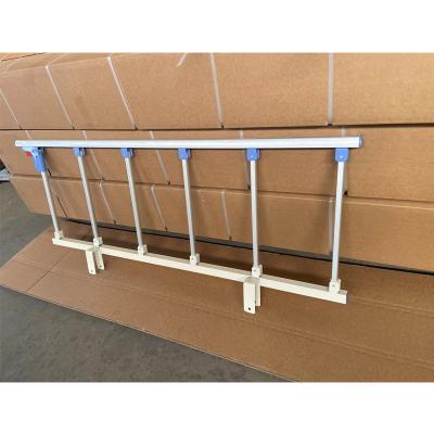 China All spare parts are metal medical equipment hospital bed accessories aluminum alloy guradrails hospital bed side rails with six columns for sale