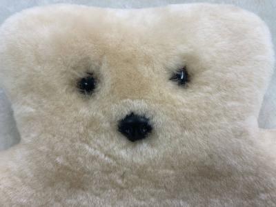 China Wholesale eco-friendly material valentines teddy bear sheepskin fur stuffed teddy bear stuffed toy sheepskin fur valentines teddy bears for sale