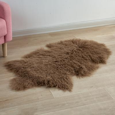 China Eco-friendly Tibet Lamb Rug Tibet Tuscany Sheepskin Fur Tibet Rug Rug for sale