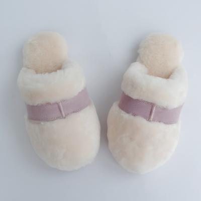 China Factory Direct Selling Winter Women Cheap Winter Women Genuine Warm Genuine Sheepskin Sheepskin Slippers Sweat-absorbent Slippers for sale