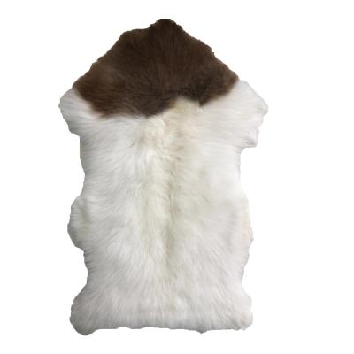 China Eco-Tan Factory Price Nature Color Tibet Lamb Fur Flat With Nature Long Hair Sheepskin Tibetan Lamb Blankets for sale