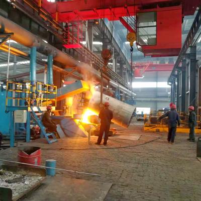 China Factory 1 TON Capacity Metal Foundry Crucible Steel Iron Melting Furnace Electric Aluminum Industrial Boiler for sale