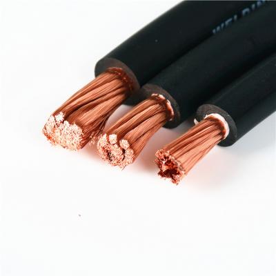 China 16mm Industrial Rubber or PVC Sheath Welding Cable Double Insulated Welding Machine Flexible Copper Cable for sale