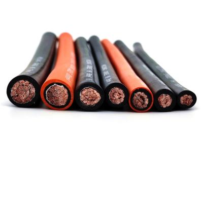 China Industrial Single 35mm Copper Core Rubber Sheathed Welding Cable for sale