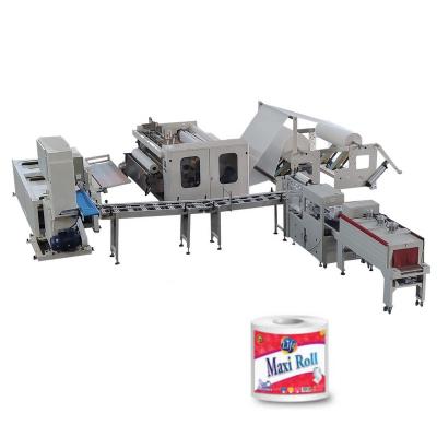 China CE Hotels Automatic Labeling Maxi Roll Kitchen Towel Paper Making Machine Production Line Price for sale