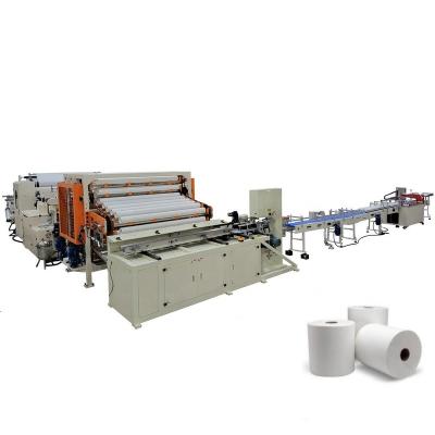 China Hotels New Style Automatic Toilet Paper Roll Paper Product Package Packing Machine Production Line for sale