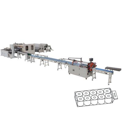 China Hotels China Supplier Small Semi Automatic Toilet Paper Kitchen Towel Making Machine Production Line for sale