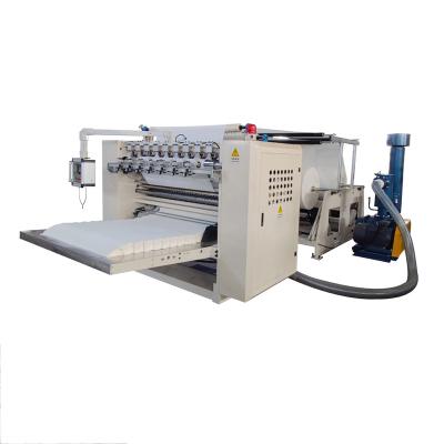 China V Fold 6 Lines Automatic Facial Tissue Paper Making Embossing Machine Counting Folding Cutting Machines for sale