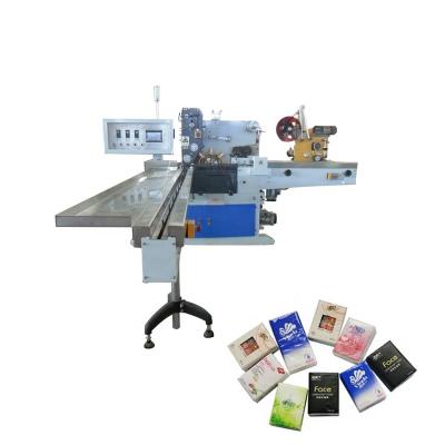 China Full Automatic Factory Pouch Tissue Paper Packing Machine Line for sale