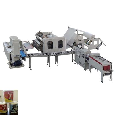 China Hot Selling Full Automatic Hotels Maxi Paper Roll Machine Production Line for sale