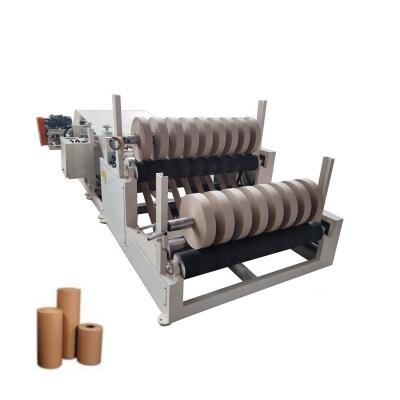 China Hotels China Supplier Jumbo Kraft Paper Roll Semi Automatic Paper Rewinding And Slitting Machine for sale