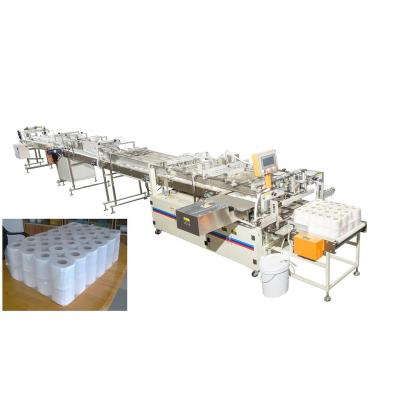 China Hot Sale CE Hotels Automatic Multi Rolls Toilet Paper Paper Bags Packing Machine for sale