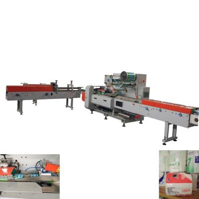 China High Speed ​​Automatic Toilet Paper Hotels Roll Paper Plastic Wrapping Machine for sale