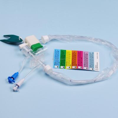 China PVC+PE Adult 72 h Closed Suction Catheter Respiratory Suction Catheter for sale