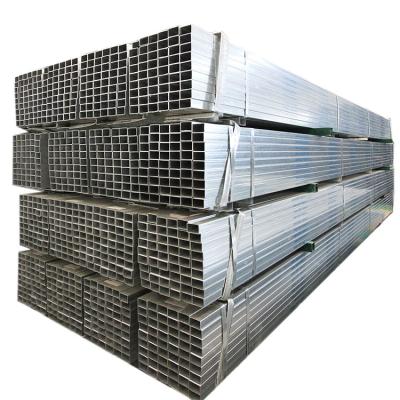 China Structure Pipe SHS RHS Hot Dipped Galvanized Pipe 1.5mm Square Square Section Rectangular Hollow Steel Pipe for sale